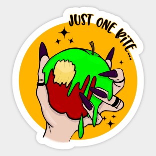 Just one bite! Sticker